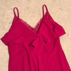 NWOT Magenta Fashion Nova jumpsuit